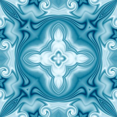 Benzersiz mandala, Oriental yuvarlak desen, mistik motifi, egzotik arka plan. Fantastik fraktal tasarım, geometrik doku parlayan renkli dijital sanat.