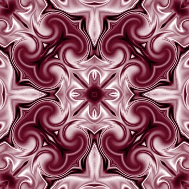 Benzersiz mandala, Oriental yuvarlak desen, mistik motifi, egzotik arka plan. Fantastik fraktal tasarım, geometrik doku parlayan renkli dijital sanat.