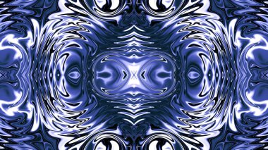 Benzersiz mandala, Oriental yuvarlak desen, mistik motifi, egzotik arka plan. Fantastik fraktal tasarım, geometrik doku parlayan renkli dijital sanat.