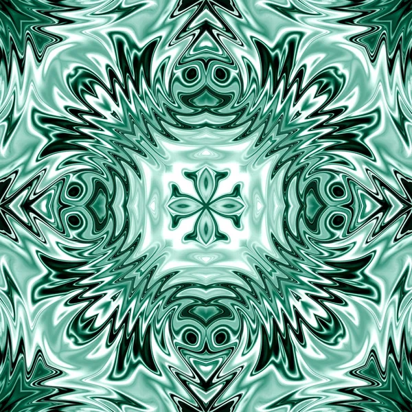 Mandala Único Patrón Redondo Oriental Motivo Místico Fondo Exótico Abstracto — Foto de Stock