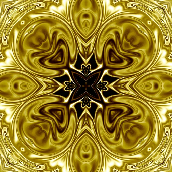 Mandala Original Padrão Redondo Oriental Motivo Místico Fundo Exótico Abstrato — Fotografia de Stock