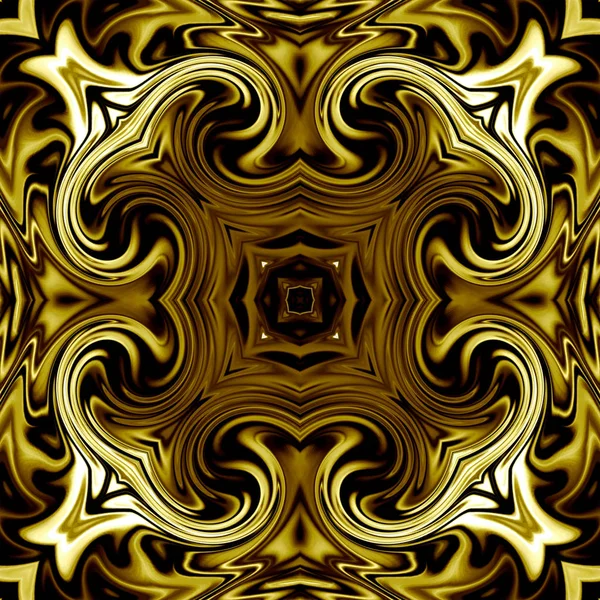 Mandala Original Padrão Redondo Oriental Motivo Místico Fundo Exótico Abstrato — Fotografia de Stock