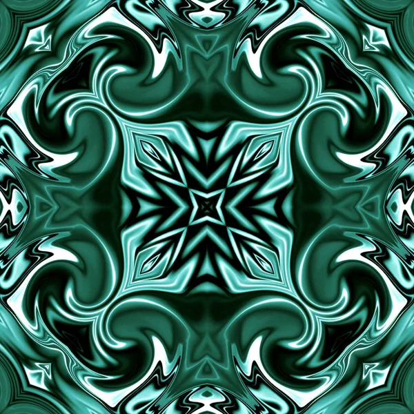 Mandala Único Patrón Redondo Oriental Motivo Místico Fondo Exótico Abstracto — Foto de Stock