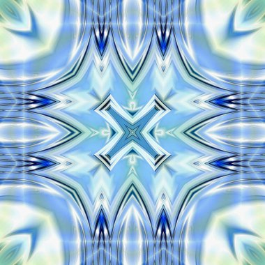 Benzersiz mandala, Oriental yuvarlak desen, mistik motifi, egzotik arka plan. Fantastik fraktal tasarım, geometrik doku parlayan renkli dijital sanat.