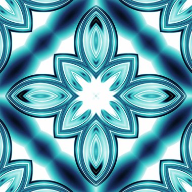 Benzersiz mandala, Oriental yuvarlak desen, mistik motifi, egzotik arka plan. Fantastik fraktal tasarım, geometrik doku parlayan renkli dijital sanat.