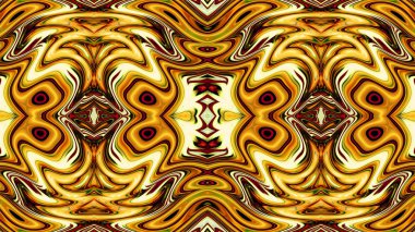 Benzersiz mandala, Oriental yuvarlak desen, mistik motifi, egzotik arka plan. Fantastik fraktal tasarım, geometrik doku parlayan renkli dijital sanat.