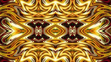 Benzersiz mandala, Oriental yuvarlak desen, mistik motifi, egzotik arka plan. Fantastik fraktal tasarım, geometrik doku parlayan renkli dijital sanat.