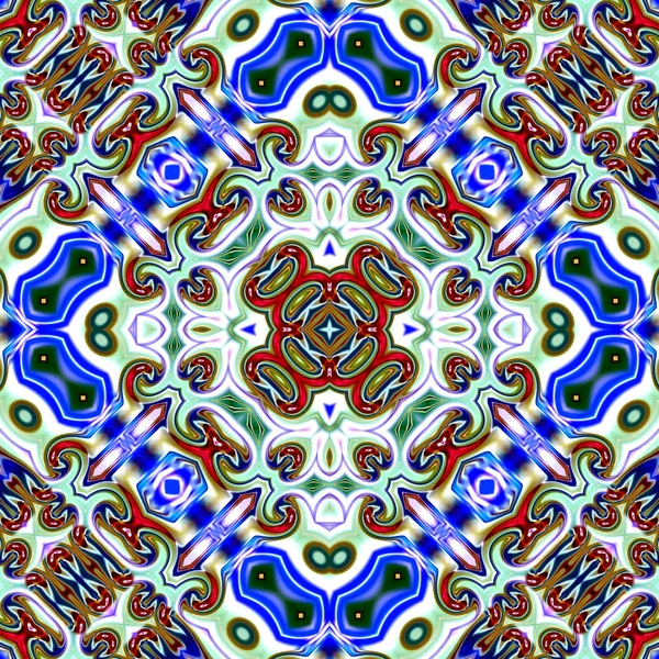 Unieke Mandala Oriental Ronde Patroon Mystieke Motif Abstracte Exotische Achtergrond — Stockfoto