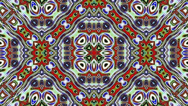 Mandala Único Patrón Oriental Motivo Místico Fondo Abstracto Fantástico Diseño —  Fotos de Stock