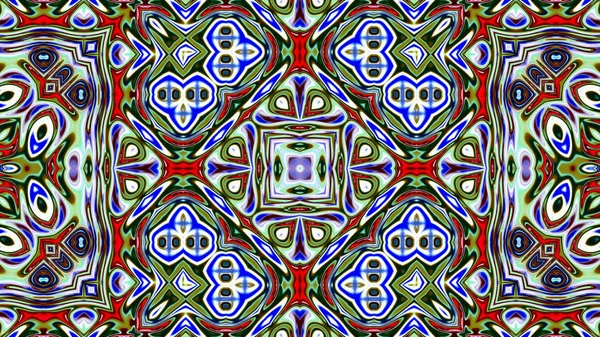 Unieke Mandala Oosterse Patroon Mystieke Motief Abstracte Achtergrond Fantastische Fractal — Stockfoto