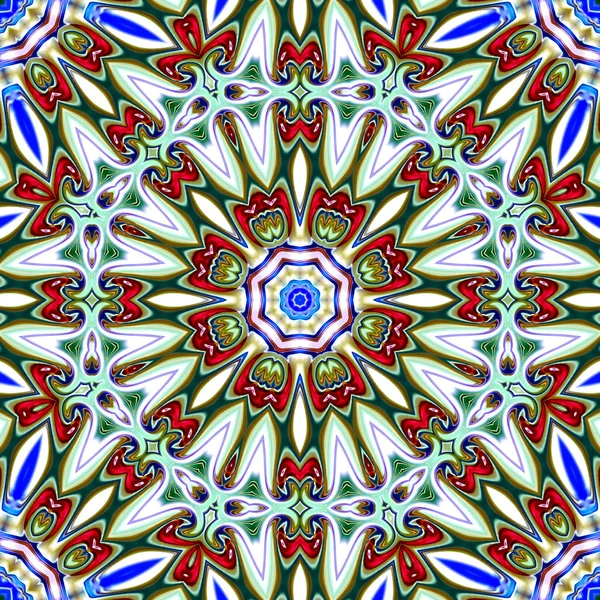 Unique Mandala Oriental Pattern Mystical Motif Abstract Background Fantastic Fractal — Stock Photo, Image