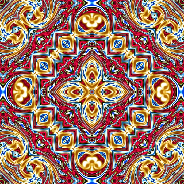 Unika Mandala Orientaliska Mönster Mystiska Motiv Abstrakt Bakgrund Fantastisk Fractal — Stockfoto