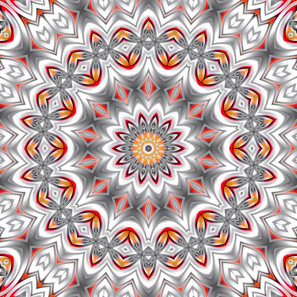 Unique Mandala Oriental Pattern Mystical Motif Abstract Background Fantastic Fractal — Stock Photo, Image