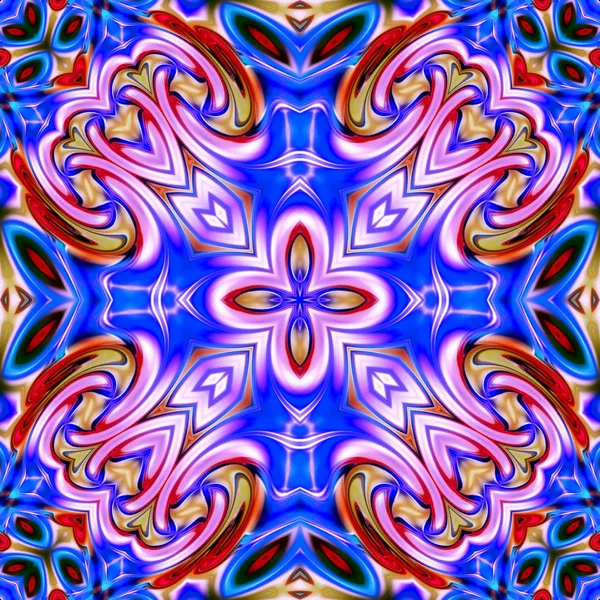 Unieke Mandala Oosterse Patroon Mystieke Motief Abstracte Achtergrond Fantastische Fractal — Stockfoto