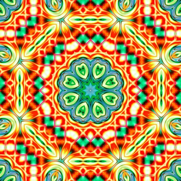 Mandala Único Patrón Oriental Motivo Místico Fondo Abstracto Fantástico Diseño — Foto de Stock