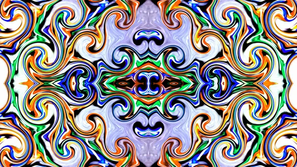Unika Mandala Orientaliska Mönster Mystiska Motiv Abstrakt Bakgrund Fantastisk Fractal — Stockfoto