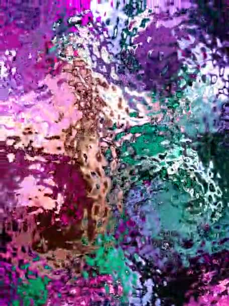Unieke Renderen Met Abstracte Exotische Animatie Fantastische Ontwerp Kleurrijke Digitale — Stockvideo