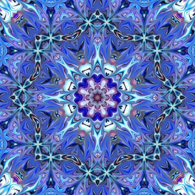 Oryantal model, mistik motifi, arka plan. Muhteşem tasarım, renkli dijital sanat, geometrik doku.