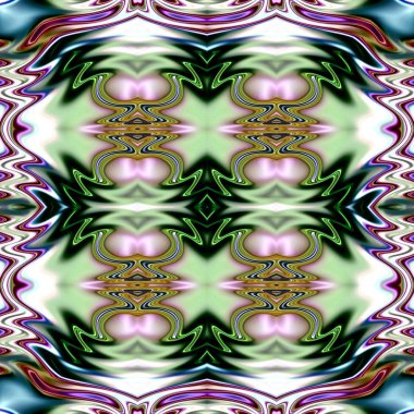 Oryantal model, mistik motifi, arka plan. Muhteşem tasarım, renkli dijital sanat, geometrik doku.