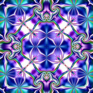 Oryantal model, mistik motifi, arka plan. Muhteşem tasarım, renkli dijital sanat, geometrik doku.