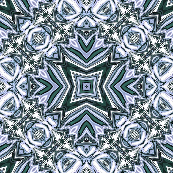 Padrão Oriental Motivo Místico Fundo Abstrato Design Fantástico Arte Digital — Fotografia de Stock