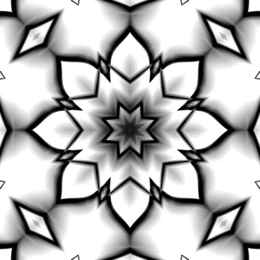 Oryantal model, mistik motifi, arka plan. Fantastik fraktal tasarım, renkli dijital sanat, geometrik doku.