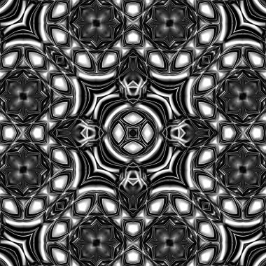 Oryantal model, mistik motifi, arka plan. Fantastik fraktal tasarım, renkli dijital sanat, geometrik doku.