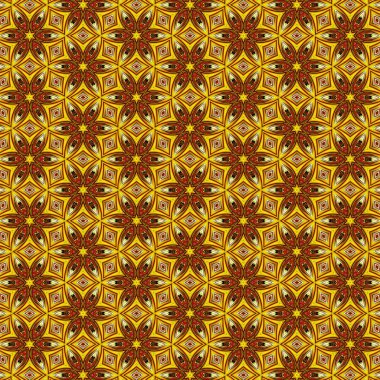 Oryantal model, mistik motifi, arka plan. Muhteşem tasarım, renkli dijital sanat, geometrik doku.