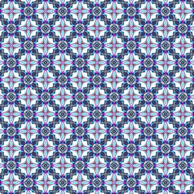 Oryantal model, mistik motifi, arka plan. Muhteşem tasarım, renkli dijital sanat, geometrik doku.