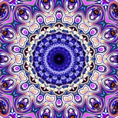 Oryantal model, mistik motifi, arka plan. Muhteşem tasarım, renkli dijital sanat, geometrik doku.