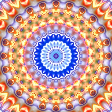 Oryantal model, mistik motifi, arka plan. Muhteşem tasarım, renkli dijital sanat, geometrik doku.