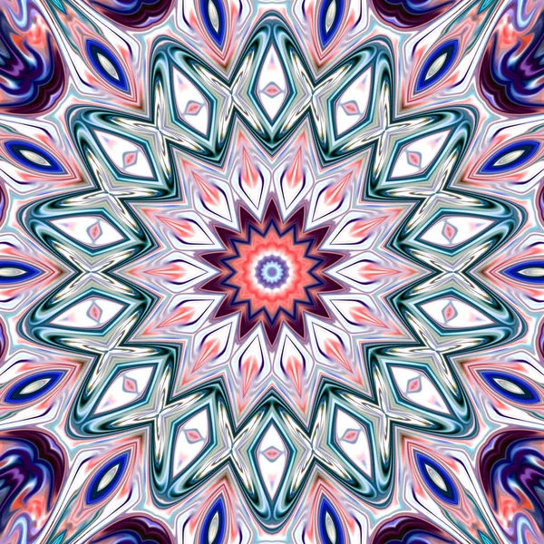 Oryantal model, mistik motifi, arka plan. Muhteşem tasarım, renkli dijital sanat, geometrik doku.