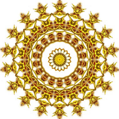 Oryantal model, mistik motifi, arka plan. Muhteşem tasarım, renkli dijital sanat, geometrik doku.