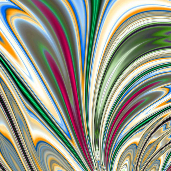 Padrão Oriental Motivo Místico Fundo Abstrato Design Fantástico Arte Digital — Fotografia de Stock