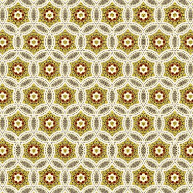 Oryantal model, mistik motifi, arka plan. Muhteşem tasarım, renkli dijital sanat, geometrik doku.