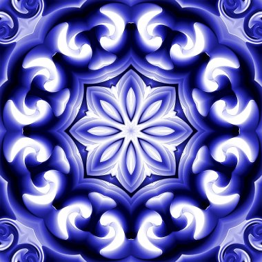 Oryantal model, mistik motifi, arka plan. Muhteşem tasarım, renkli dijital sanat, geometrik doku.