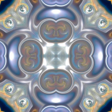 Oryantal model, mistik motifi, arka plan. Muhteşem tasarım, renkli dijital sanat, geometrik doku.