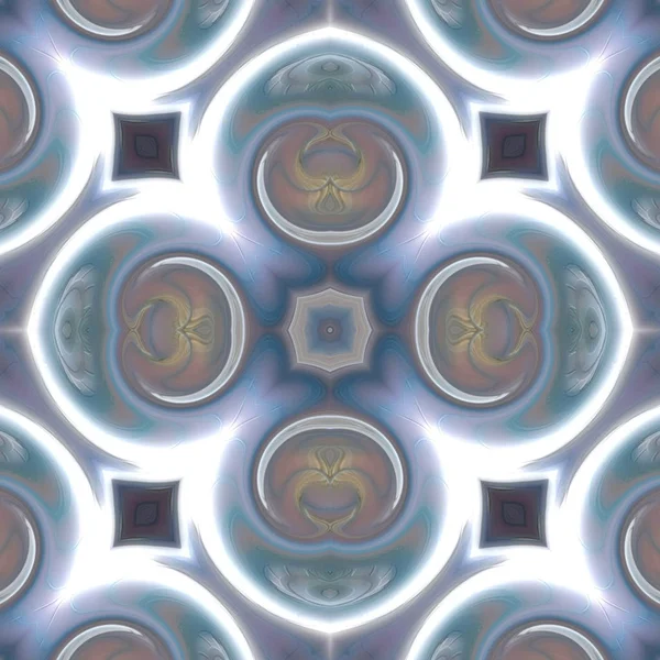 Oosterse Patroon Mystieke Motif Abstracte Achtergrond Fantastisch Ontwerp Kleurrijke Digitale — Stockfoto