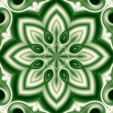 Oryantal model, mistik motifi, arka plan. Muhteşem tasarım, renkli dijital sanat, geometrik doku.