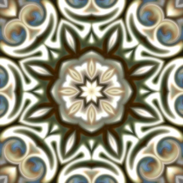 Oryantal model, mistik motifi, arka plan. Muhteşem tasarım, renkli dijital sanat, geometrik doku.