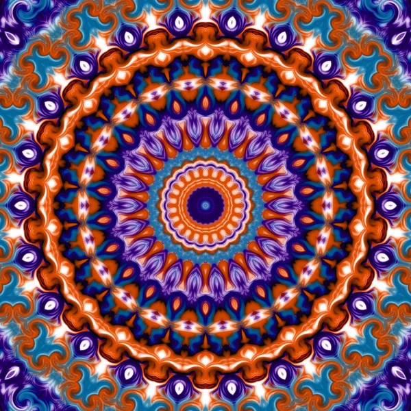 Oryantal model, mistik motifi, arka plan. Muhteşem tasarım, renkli dijital sanat, geometrik doku.