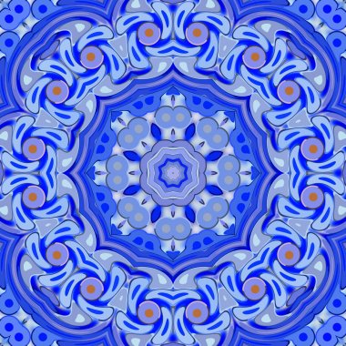 Oryantal model, mistik motifi, arka plan. Muhteşem tasarım, renkli dijital sanat, geometrik doku.