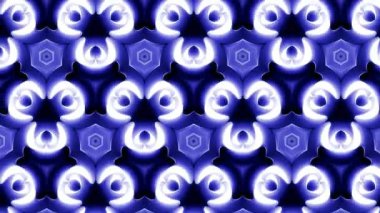 Benzersiz işleme, renkli dijital sanat, geometrik soyut animasyon, fantastik tasarım 