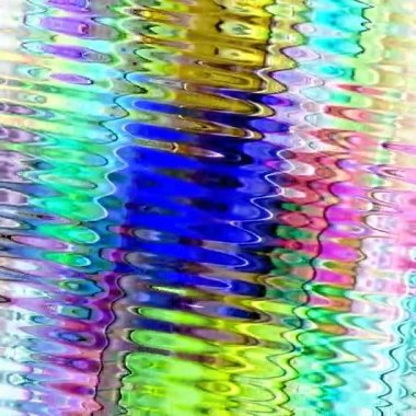 Benzersiz işleme, renkli dijital sanat, geometrik soyut animasyon, fantastik tasarım 