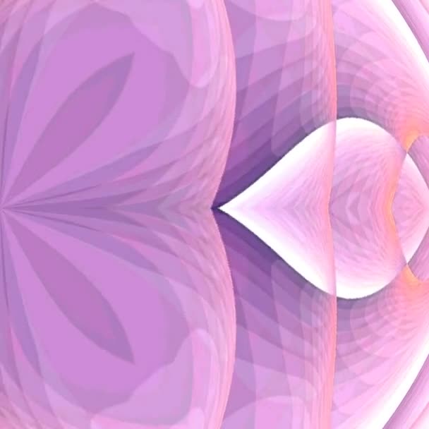 Einzigartiges Rendering Abstrakte Animation Fantastisches Design Farbenfrohe Digitale Kunst Geometrische — Stockvideo