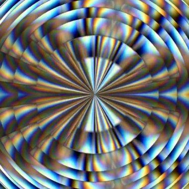 Benzersiz işleme, renkli dijital sanat, geometrik soyut animasyon, fantastik tasarım 