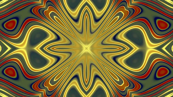 Oosterse Patroon Mystieke Motif Abstracte Achtergrond Fantastisch Ontwerp Kleurrijke Digitale — Stockfoto