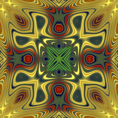 Oryantal model, mistik motifi, arka plan. Muhteşem tasarım, renkli dijital sanat, geometrik doku.