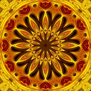 Oryantal model, mistik motifi, arka plan. Muhteşem tasarım, renkli dijital sanat, geometrik doku.