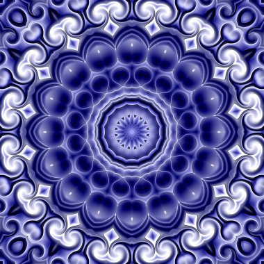 Oryantal model, mistik motifi, arka plan. Muhteşem tasarım, renkli dijital sanat, geometrik doku.